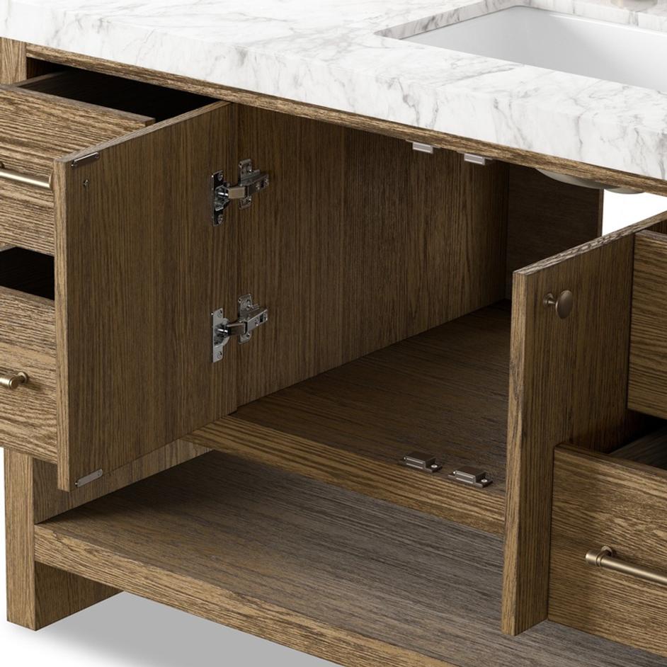 Anthem Single Wide Vanity - Washed Natural Veneer by Four Hands