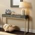 Kain Faux Shagreen Console, Grey by Jamie Young