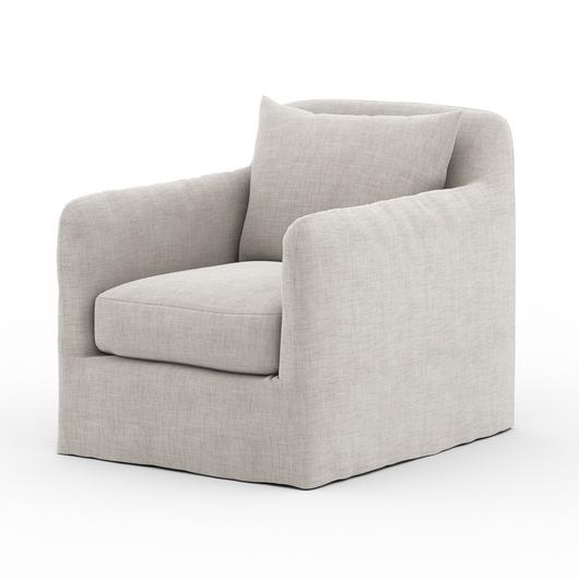 Dade Outdoor Swivel Chair in Stone Grey by FOUR HANDS