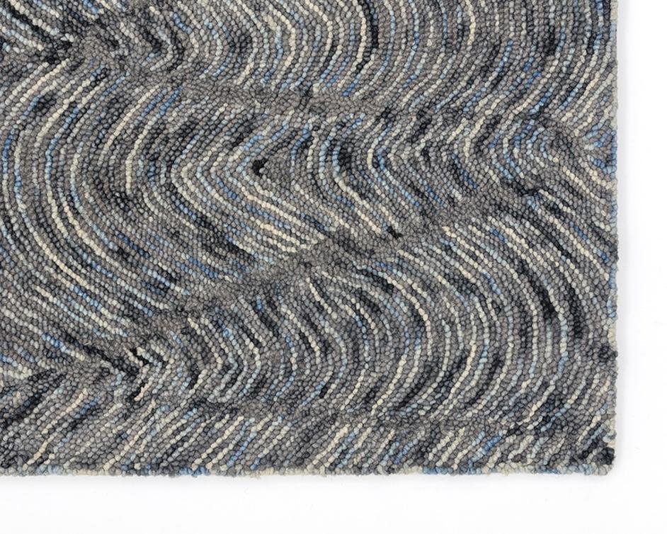Corfu Hand-tufted Rug - Blue / Charcoal - 8' X 10' by Sunpan