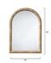 Hilltop Seagrass Arch Wall Mirror by Jamie Young