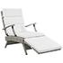 Creation Chaise Outdoor Patio Wicker Rattan Lounge Chair In Light Gray White by Modway Furniture