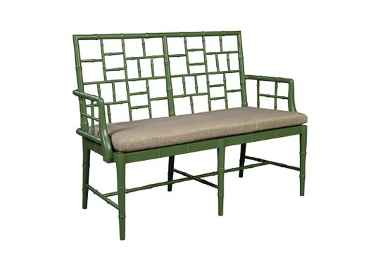 Green Belleville Settee by Furniture Classics