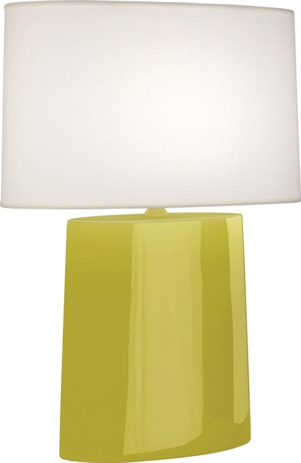 Citron Victor Table Lamp by Robert Abbey