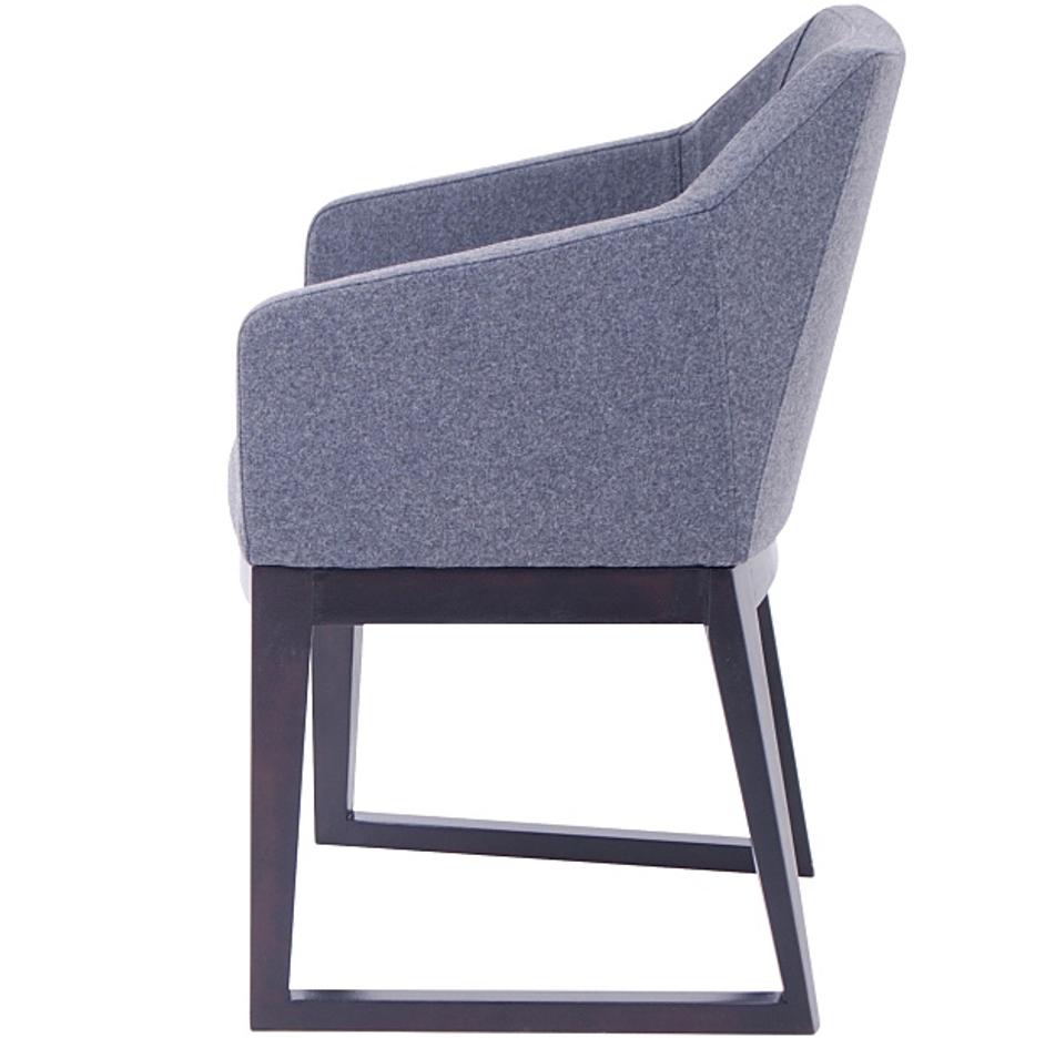 mercer sled base in wool by Nuans Design
