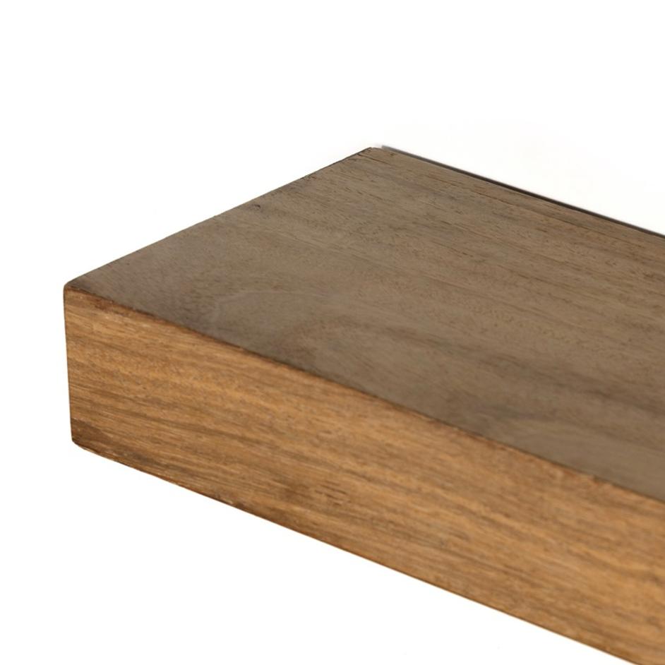 Cain Floating Shelf - Gold Guanacaste by Four Hands