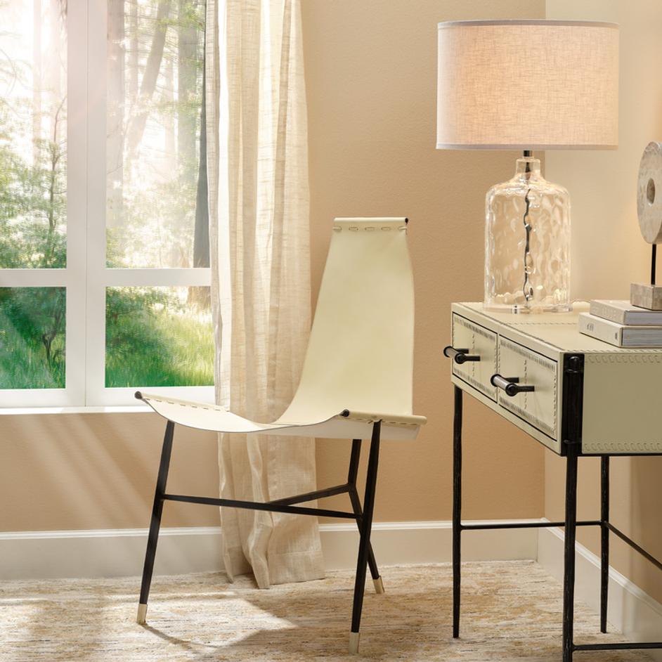 Abilene Leather Lounge Chair by Jamie Young