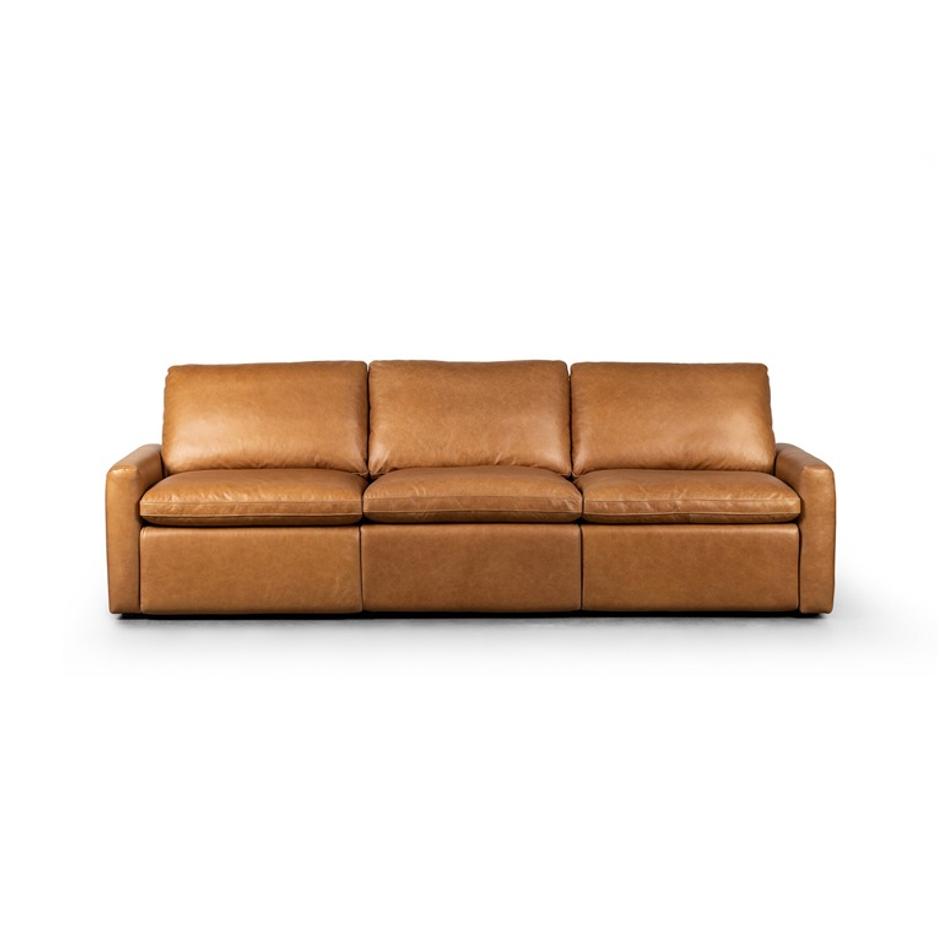 Tillery Power Recliner 3-Piece Sectional - Sonoma Butterscotch by Four Hands