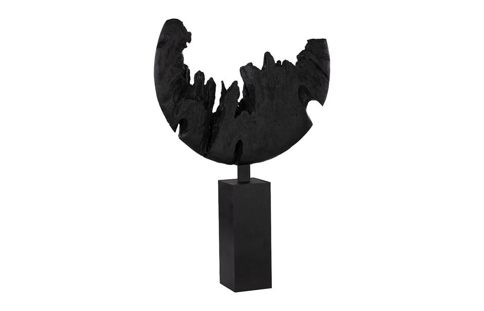 Broken Moon Statue, Resin by Phillips Collection