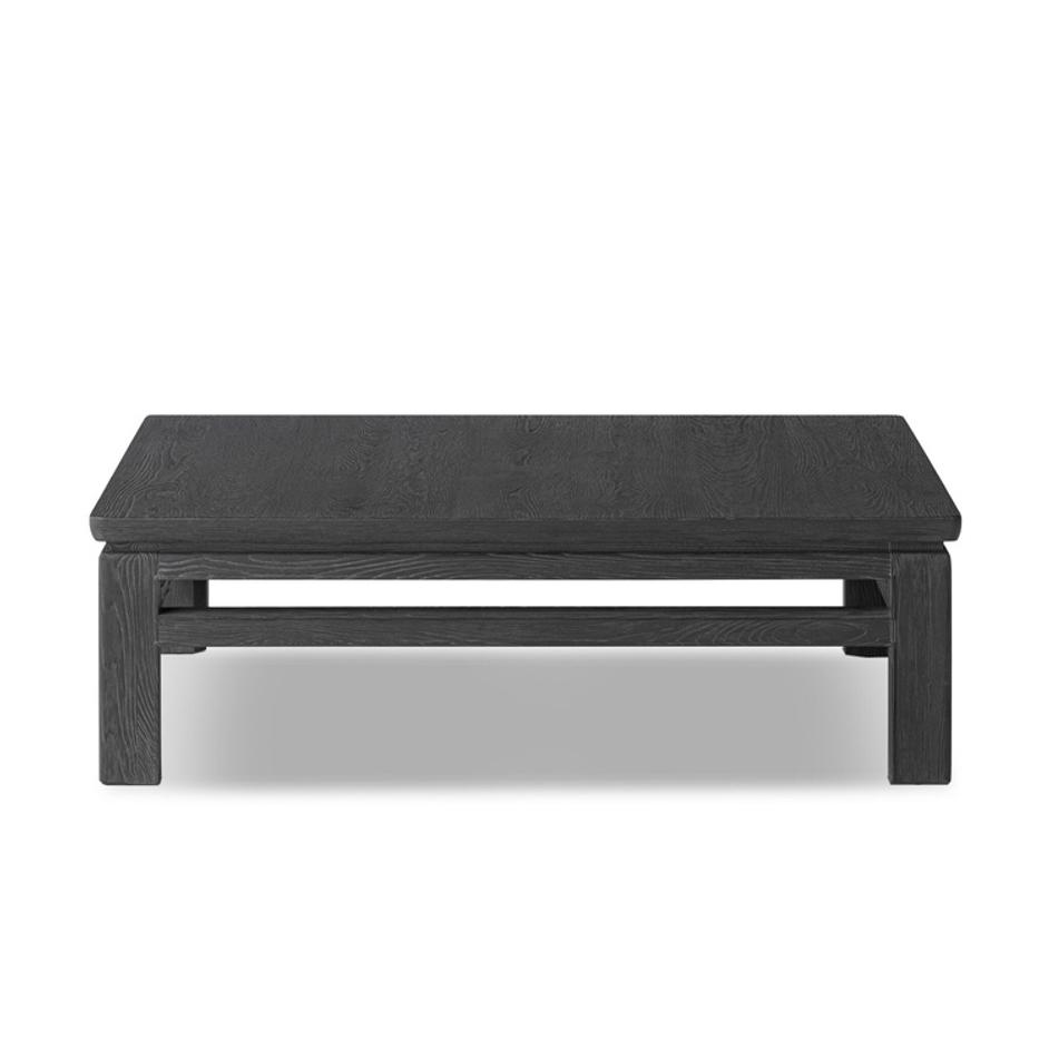 Oman Coffee Table - Rustic Black Veneer by Four Hands