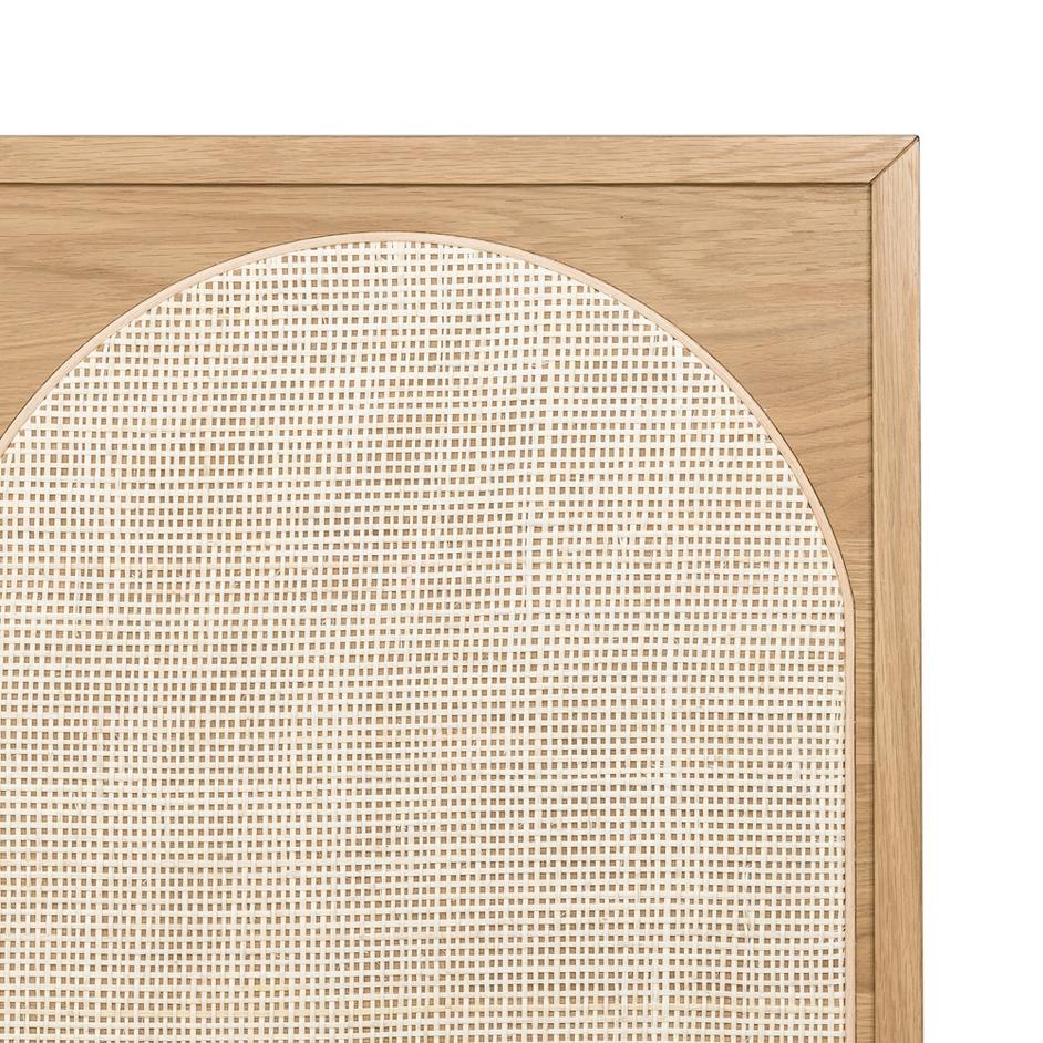 Allegra Bed-Natural Cane-Queen by FOUR HANDS