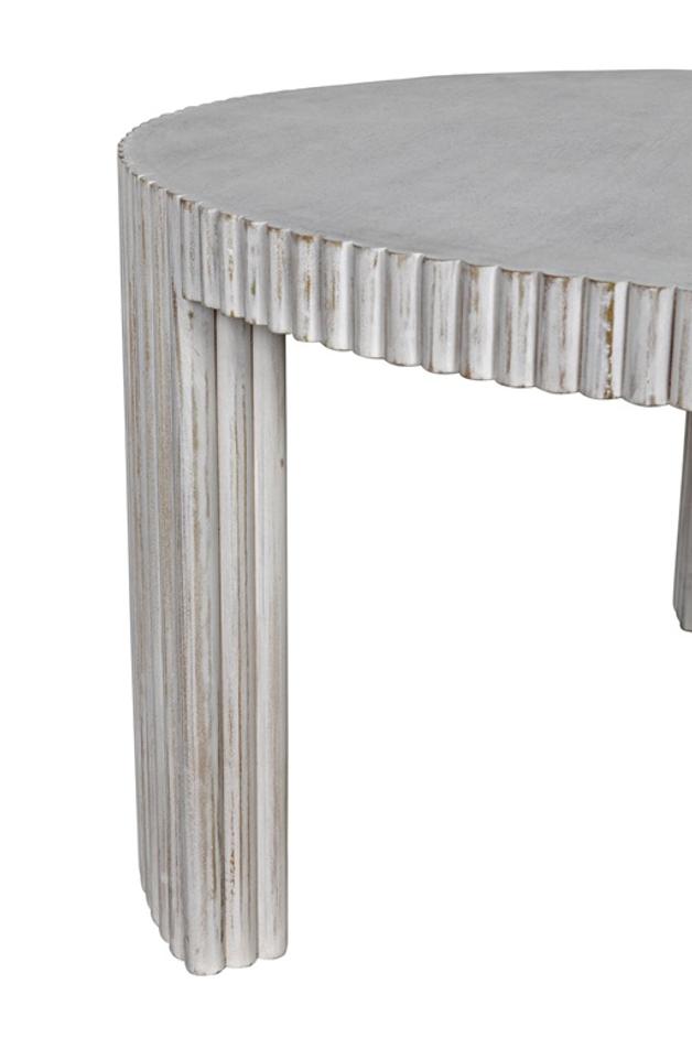 Jgor Side/Coffee Table, White Wash by Noir Furniture