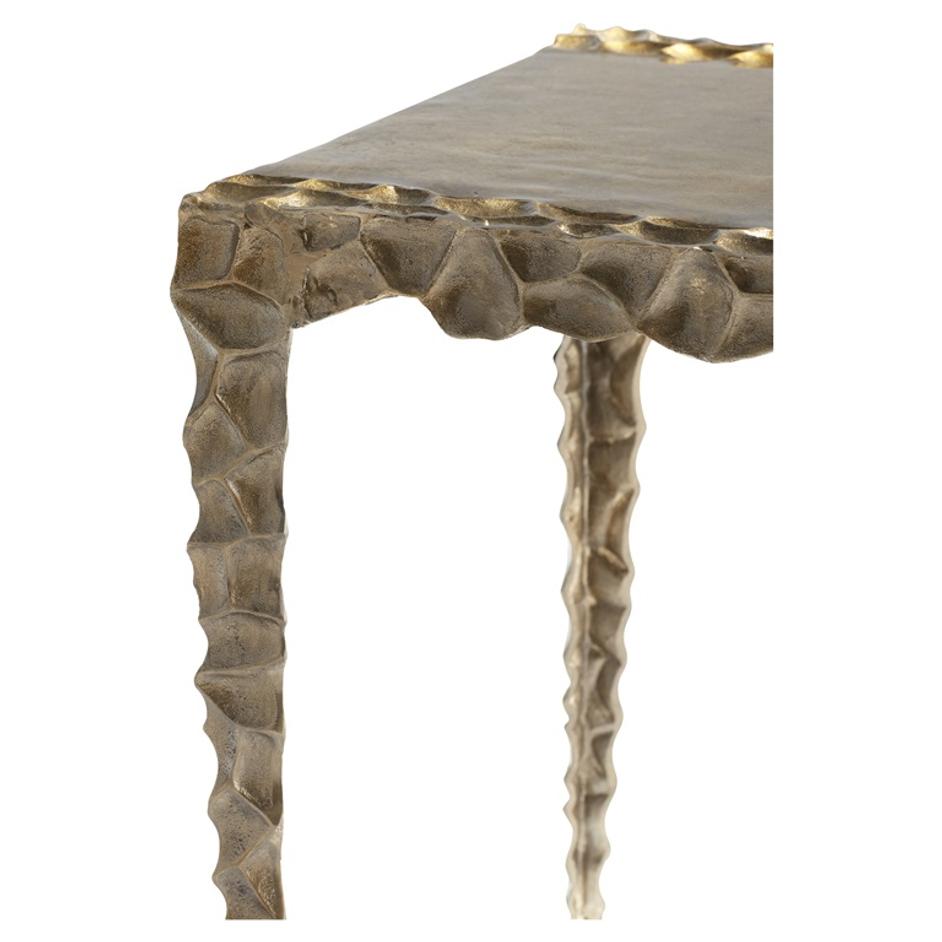 Imprint Side Table | Antique Brass by Cyan Design