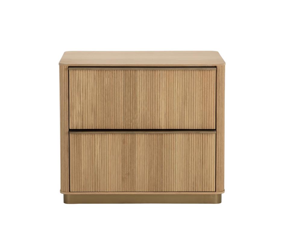 KALLA NIGHTSTAND - RUSTIC OAK by Sunpan