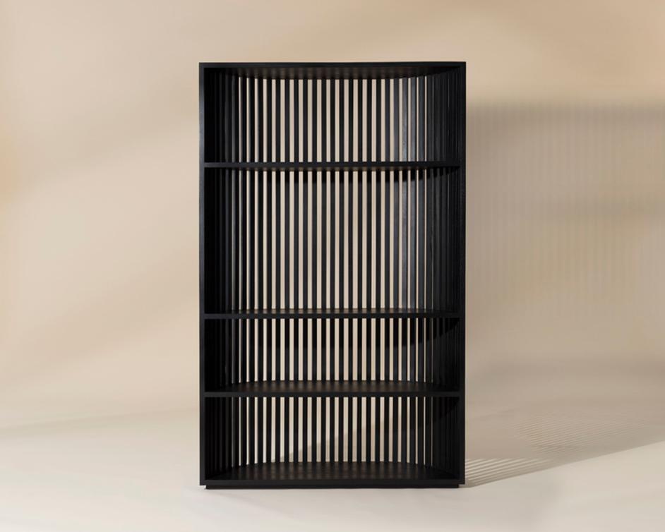 TESSA BOOKCASE - BLACK by Sunpan