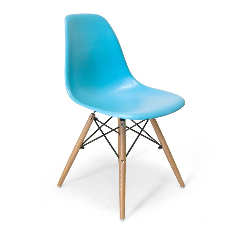 Roswell Side Chair - Blue/Natural - Set Of 2 by Aeon Furniture