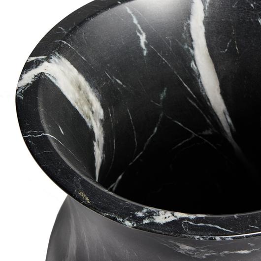 Sona Vase - Black Marble by Four Hands