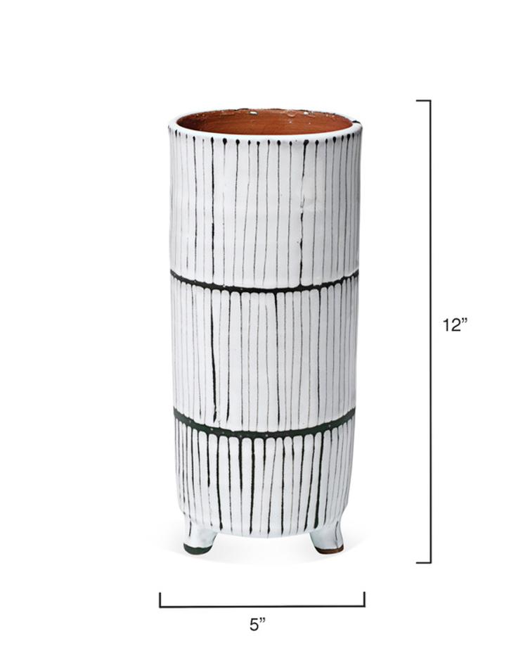 Striae Ceramic Decorative Vessels (Set of 3) by Jamie Young