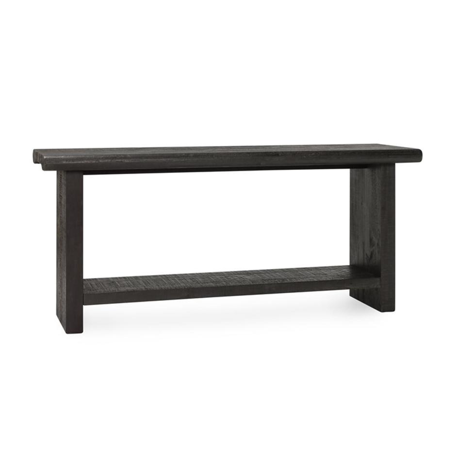 Larson Reclaimed Pine 68" Console Table Carbon Black by Classic Home