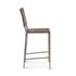 Copenhagen 17" Buffalo Leather and Iron Counter Chair, Brown by Home Trends & Design