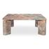 Segment Coffee Table Orange Levante Marble by Moes Home
