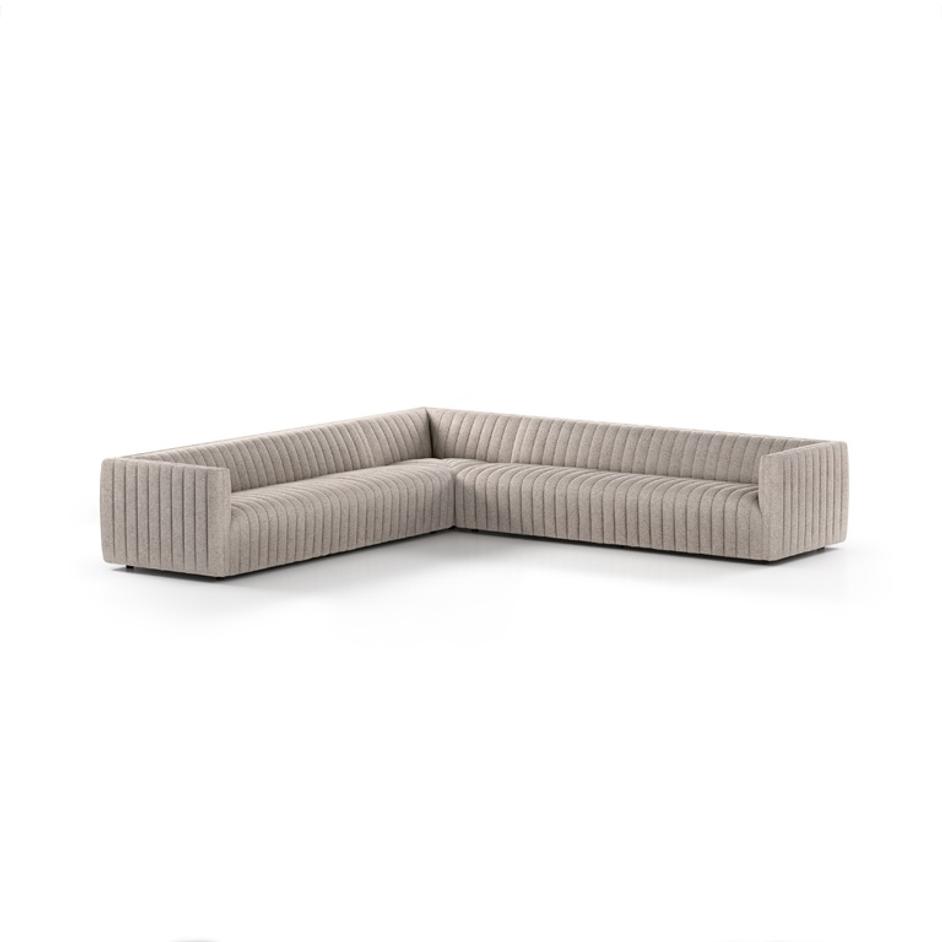 Augustine 3 Pc Sec Sofa In 126 In Orly by FOUR HANDS