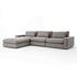 Bloor Sectional Raf in Chess Pewter by FOUR HANDS