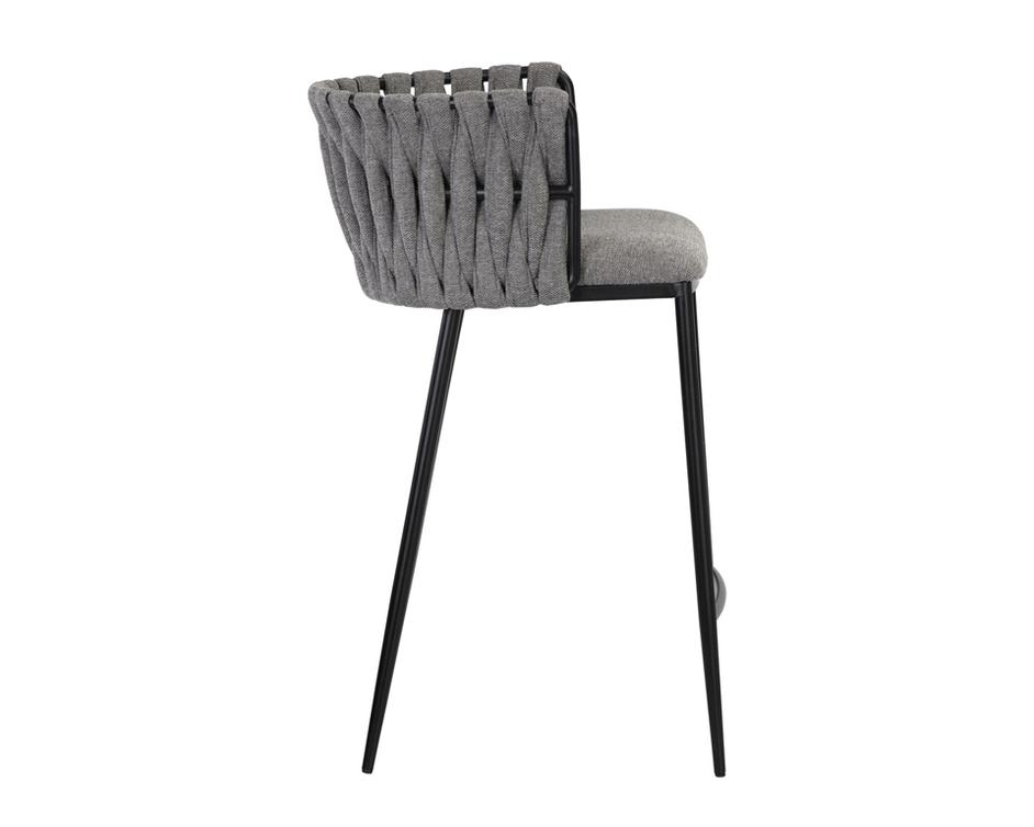 Sarai Counter Stool - Belfast Koala Grey by Sunpan