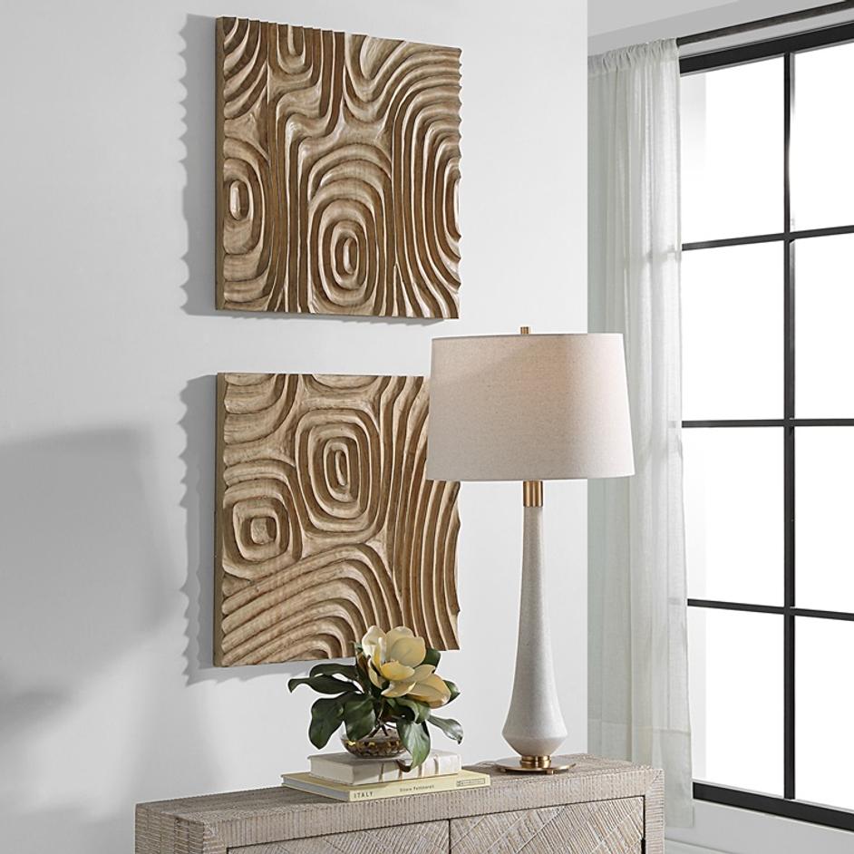 Channels Wood Wall Decor by Uttermost