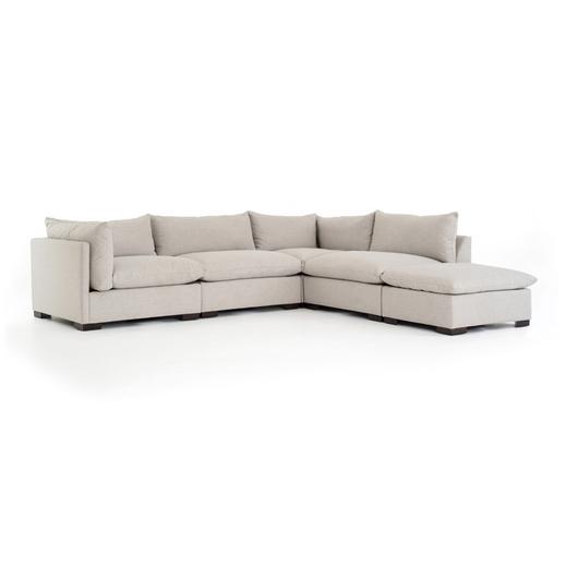 Westwood 4 Pc Laf Sectional W/ Ottoman by FOUR HANDS
