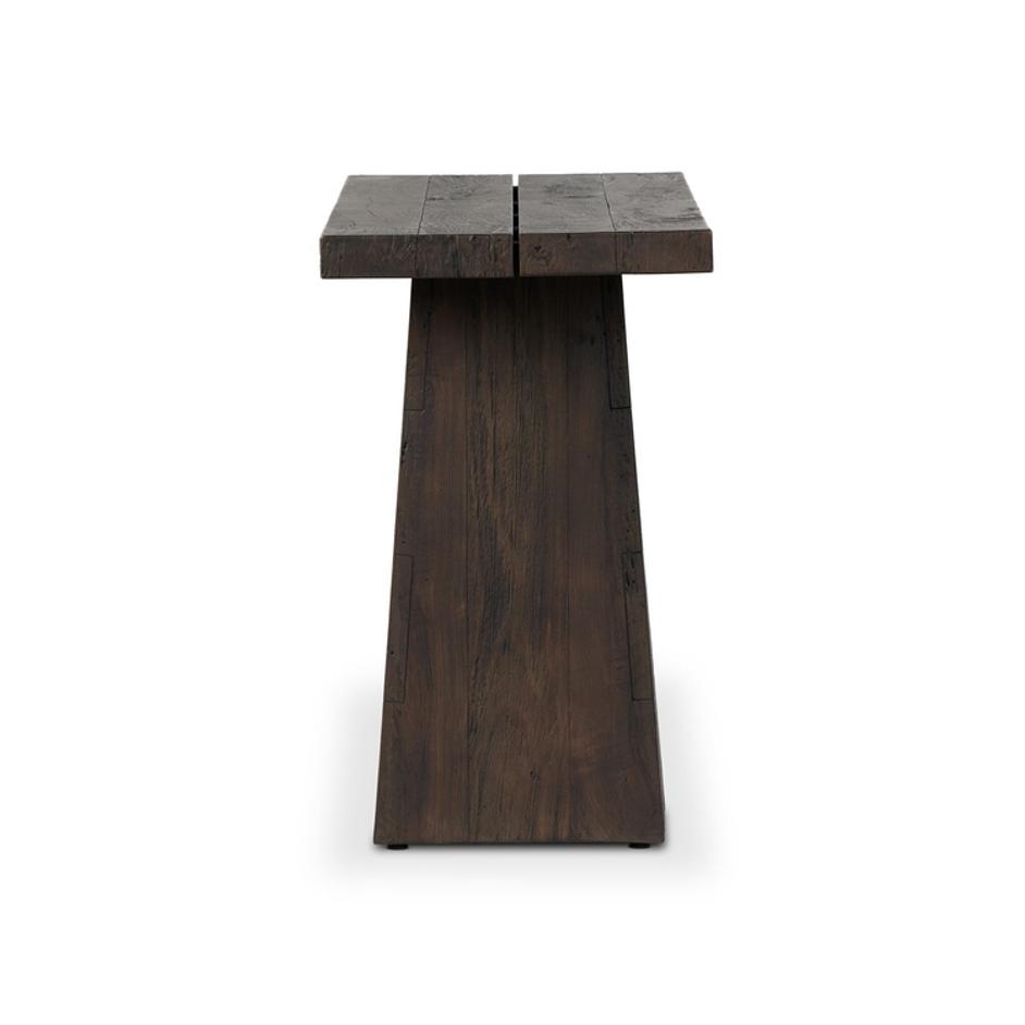 Atlas Console Table - Smoked Alder by Four Hands