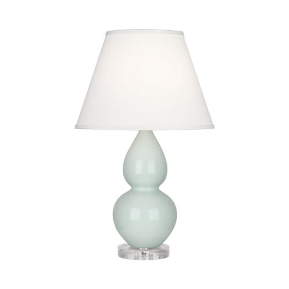 Celadon Small Double Gourd Accent Lamp by Robert Abbey