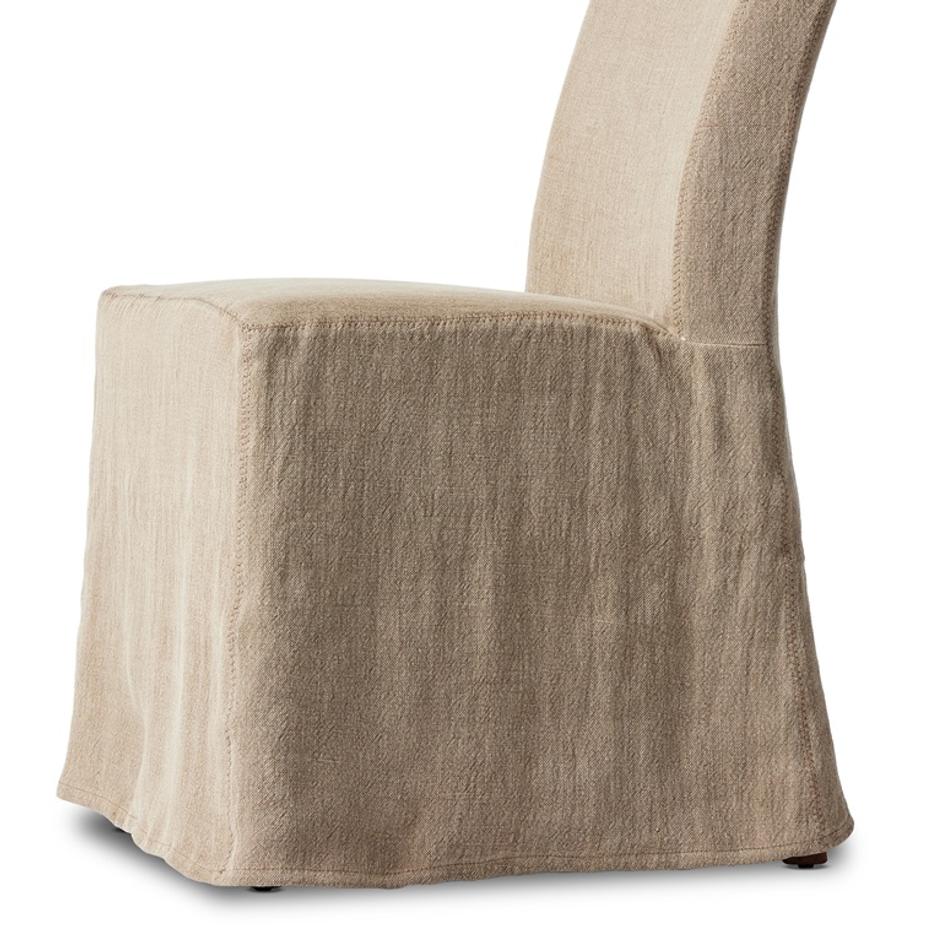 Vista Slipcovered Din Chr In Brdw Canvas by FOUR HANDS