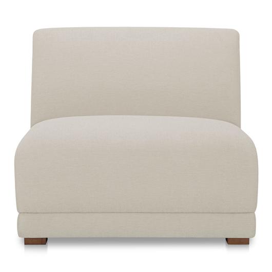 Fraser Slipper Chair Off White by Moes Home