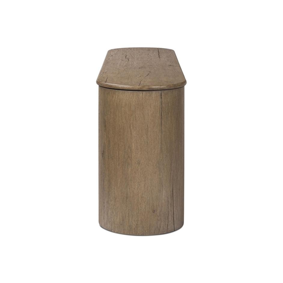 Farrow Console Table - Drifted Oak Veneer by Four Hands