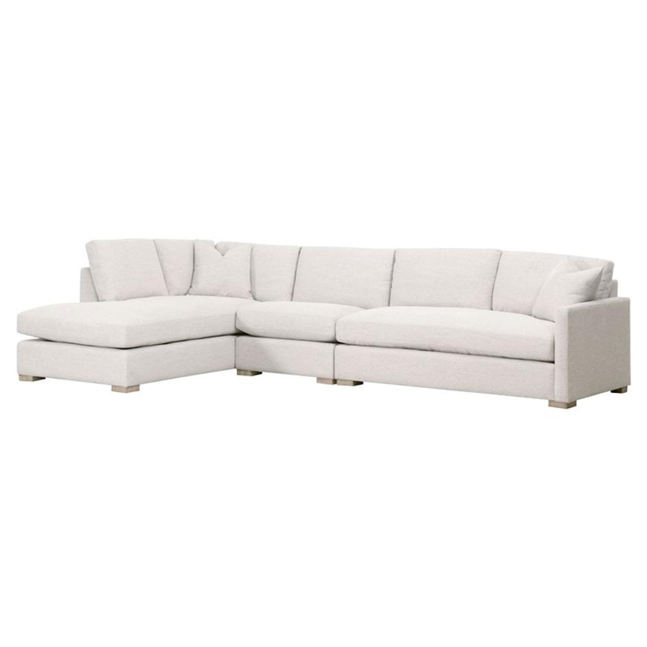 Clara Modular 2-Seat Right Slim Arm Sofa by Essentials For Living