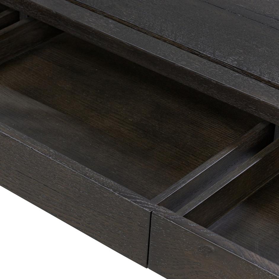 Henry Desk - Charcoal Oak Thick Veneer by Four Hands