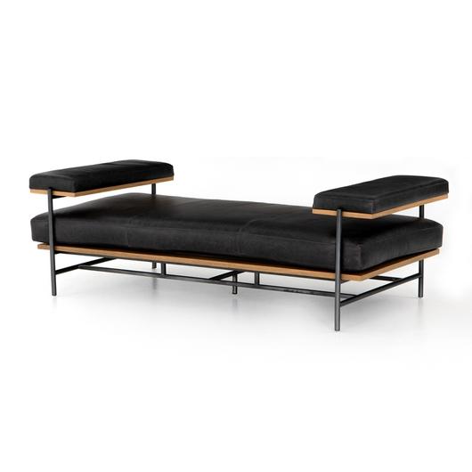 Kennon Chaise in Sonoma Black by FOUR HANDS