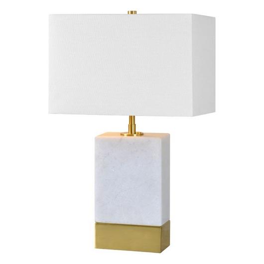 Lucent In White Marble, Gold by Renwil