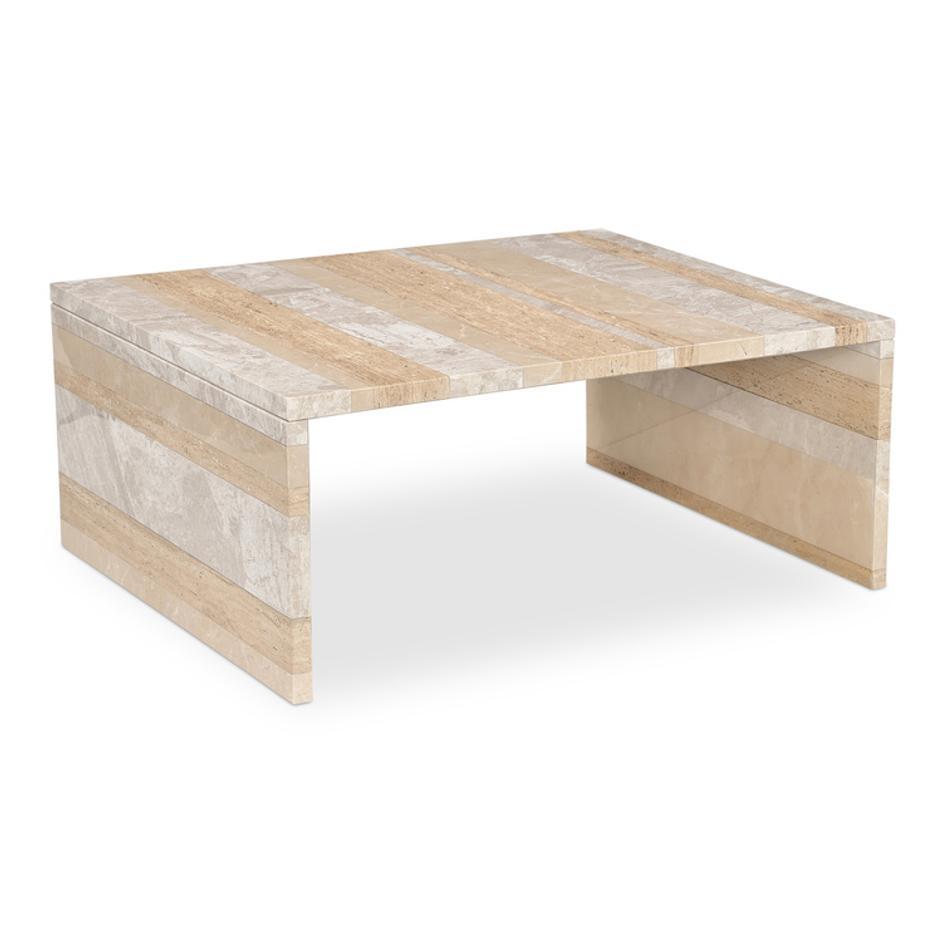 Rosa Coffee Table Mixed Marble by Moes Home
