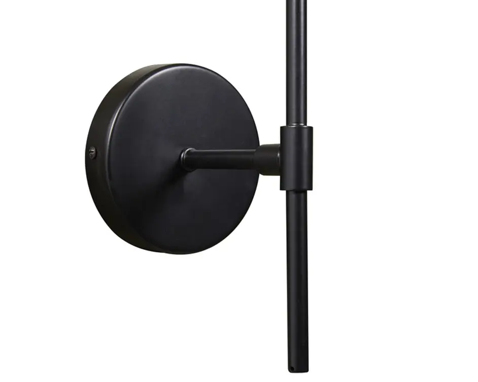 IZORA SCONCE - BLACK - FROSTED by Sunpan