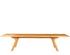 charles bench in natural beechwood and walnut fini by Nuans Design