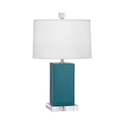 Peacock Harvey Accent Lamp by Robert Abbey