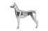 Crazy Cut Dog, Stainless Steel, Silver by PHILLIPS COLLECTION