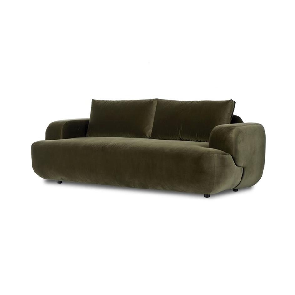 Benito Sofa In 90" In Surrey Olive by FOUR HANDS