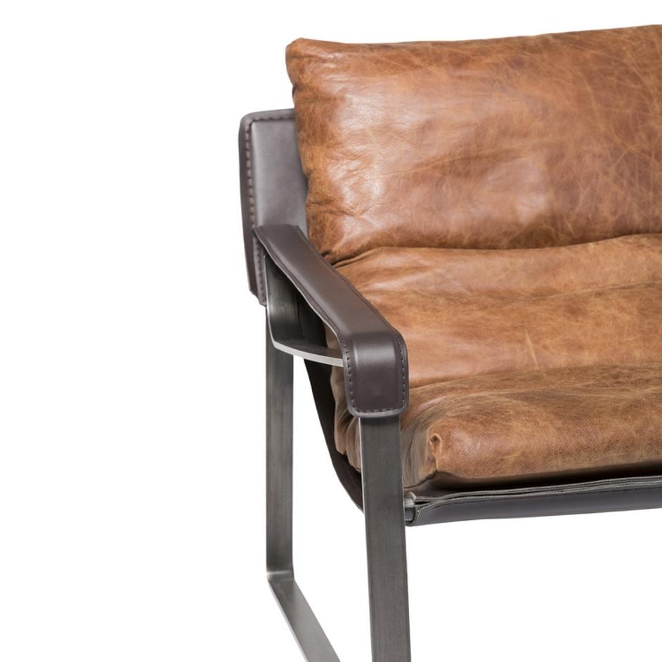 CONNOR CLUB CHAIR - BROWN by Moes Home