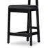 Tex Stool In Black Rosa Morada by FOUR HANDS