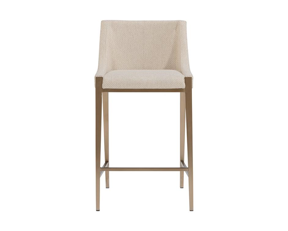 DIONNE COUNTER STOOL - MONUMENT OATMEAL by Sunpan