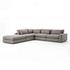 Bloor Sectional Raf in Chess Pewter by FOUR HANDS