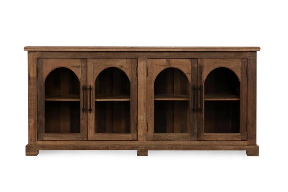 Zion Reclaimed Wood 4Dr Cabinet by Classic Home